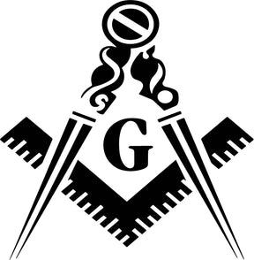 Master Mason Blue Lodge Champagne Flute - 2 Pieces Set - Bricks Masons