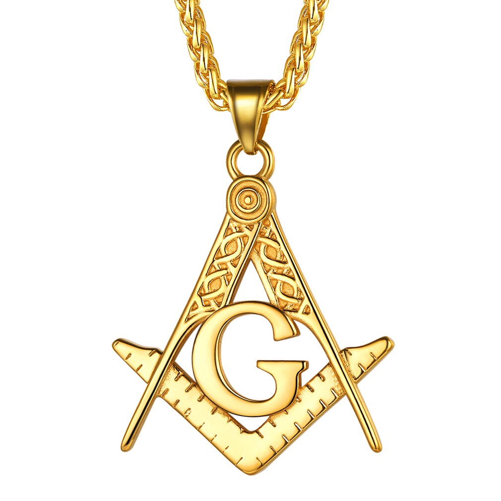 Master Mason Blue Lodge Necklace - Various Colors - Bricks Masons