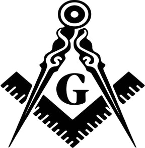 Master Mason Blue Lodge Ring - Black Tungsten - Bricks Masons