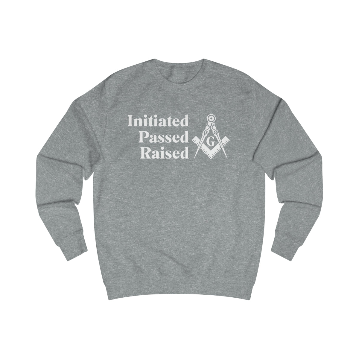 Master Mason Blue Lodge Sweatshirt - Initiated Passed Raised - Bricks Masons