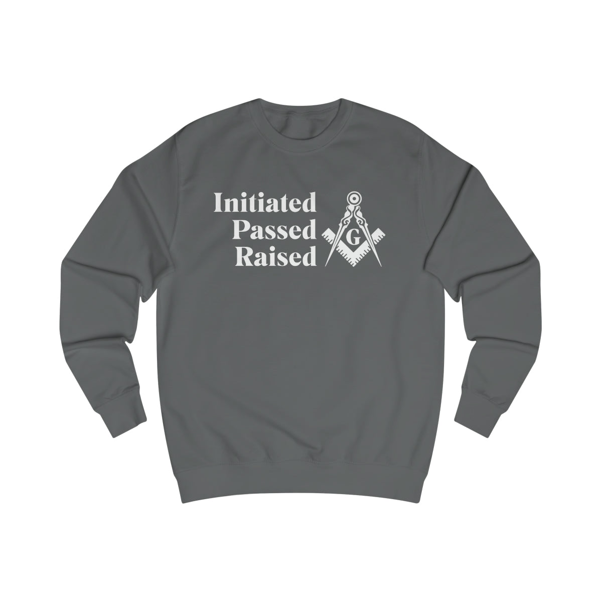 Master Mason Blue Lodge Sweatshirt - Initiated Passed Raised - Bricks Masons