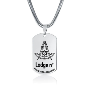 Past Master Blue Lodge California Regulation Necklace - (Various Colors) - Bricks Masons