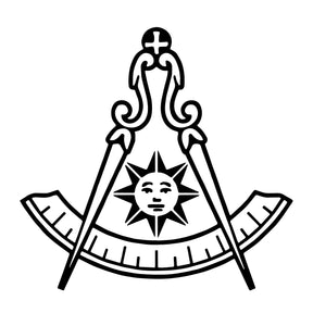 Past Master Blue Lodge California Regulation Sunglasses - Various UV Lenses Colors - Bricks Masons