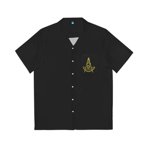 Past Master Blue Lodge California Regulation T-Shirt - Black - Bricks Masons