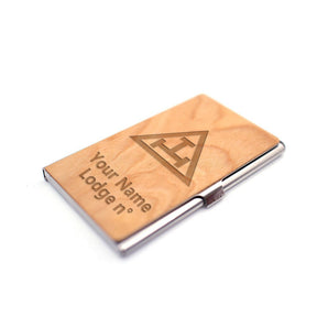 Royal Arch Chapter Business Card Holder - (RFID Protection) - Bricks Masons