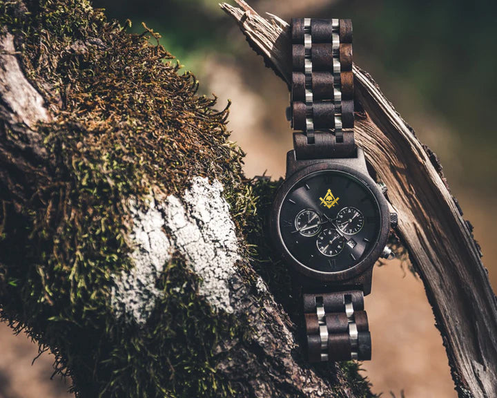 Widows Sons Wristwatch - Various Wood Colors - Bricks Masons